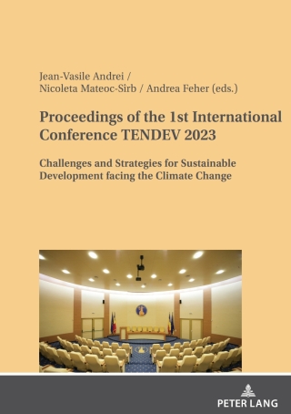 Cover image: Proceedings of the 1st International Conference TENDEV 2023 1st edition 9783631913321