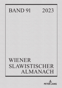 Cover image: Wiener Slawistischer Almanach Band 91/2023 1st edition 9783631924099