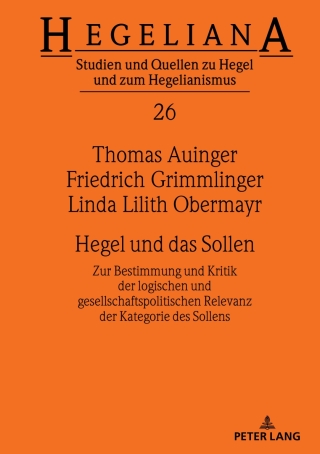 Cover image: Hegel und das Sollen 1st edition 9783631924426