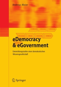 Cover image: eDemocracy & eGovernment 9783642001291