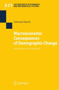 Titelbild: Macroeconomic Consequences of Demographic Change 9783642001451