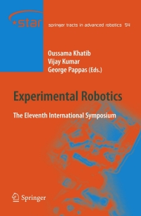Cover image: Experimental Robotics 1st edition 9783642001956