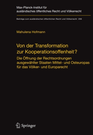 Immagine di copertina: Von der Transformation zur Kooperationsoffenheit? 9783642004100