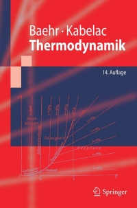 Cover image: Thermodynamik 14th edition 9783642005558