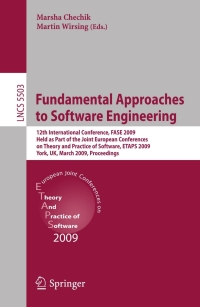 Immagine di copertina: Fundamental Approaches to Software Engineering 1st edition 9783642005923