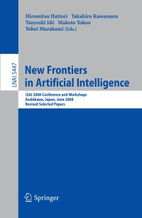 Cover image: New Frontiers in Artificial Intelligence 1st edition 9783642006098