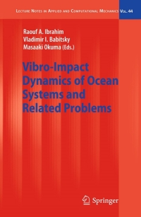 Cover image: Vibro-Impact Dynamics of Ocean Systems and Related Problems 1st edition 9783642006289