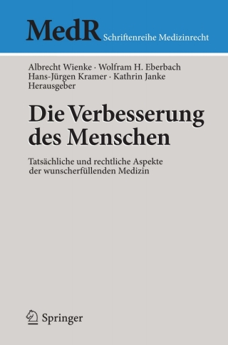 Cover image: Die Verbesserung des Menschen 1st edition 9783642008825