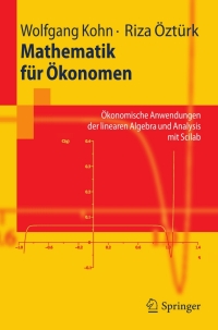 Cover image: Mathematik für Ökonomen 9783642009471