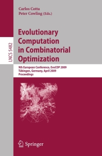 صورة الغلاف: Evolutionary Computation in Combinatorial Optimization 1st edition 9783642010088