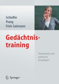 Cover image: Gedächtnistraining 1st edition 9783642010668