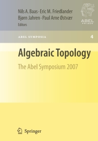 صورة الغلاف: Algebraic Topology 1st edition 9783642011993