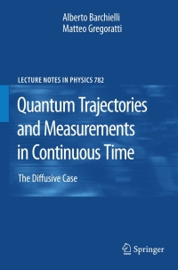 Titelbild: Quantum Trajectories and Measurements in Continuous Time 9783642012976
