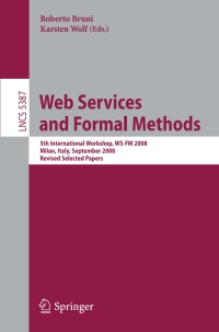 Cover image: Web Services and Formal Methods 1st edition 9783642013638