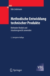 Imagen de portada: Methodische Entwicklung technischer Produkte 3rd edition 9783642014222
