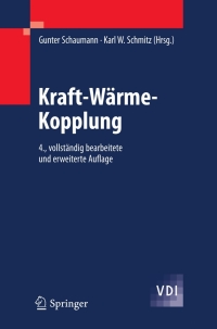 صورة الغلاف: Kraft-Wärme-Kopplung 4th edition 9783642014246