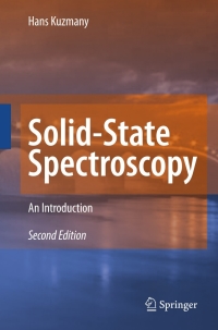 Cover image: Solid-State Spectroscopy 2nd edition 9783642014789
