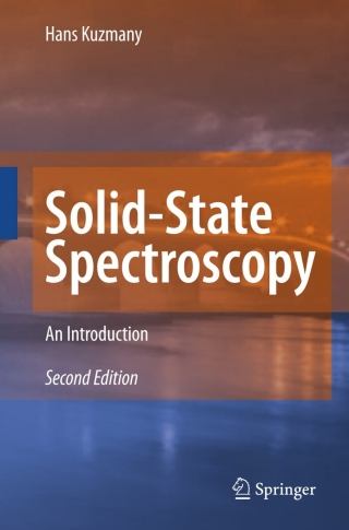 Cover image: Solid-State Spectroscopy 2nd edition 9783642014789