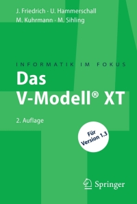 Cover image: Das V-Modell® XT 2nd edition 9783642014871