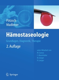 Cover image: Hämostaseologie 2nd edition 9783642015434