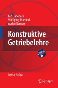 Imagen de portada: Konstruktive Getriebelehre 6th edition 9783642016134