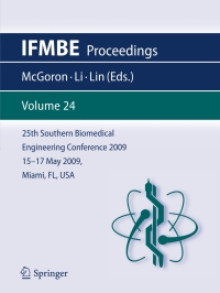 Omslagafbeelding: 25th Southern Biomedical Engineering Conference 2009; 15 - 17 May, 2009, Miami, Florida, USA 1st edition 9783642016967
