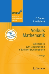 Imagen de portada: Vorkurs Mathematik 4th edition 9783642018329