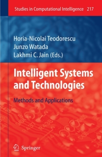 Cover image: Intelligent Systems and Technologies 1st edition 9783642018848