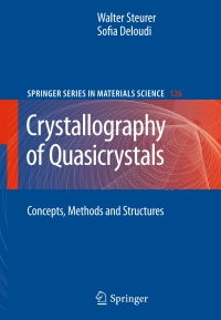 Cover image: Crystallography of Quasicrystals 9783642018985