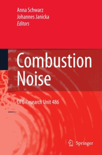 Cover image: Combustion Noise 9783642020377