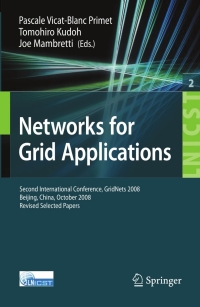 Cover image: Networks for Grid Applications 1st edition 9783642020797