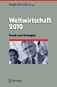 Cover image: Weltwirtschaft 2010 1st edition 9783642020827