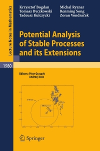 Imagen de portada: Potential Analysis of Stable Processes and its Extensions 9783642021404