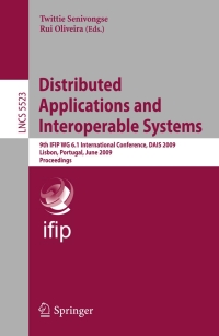 Cover image: Distributed Applications and Interoperable Systems 1st edition 9783642021633