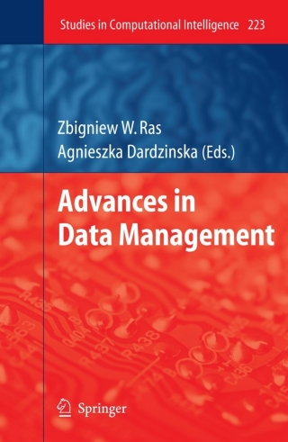 Cover image: Advances in Data Management 1st edition 9783642021893