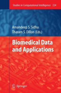 Imagen de portada: Biomedical Data and Applications 1st edition 9783642021923
