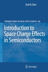 Cover image: Introduction to Space Charge Effects in Semiconductors 9783642022357