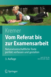 Cover image: Vom Referat bis zur Examensarbeit 3rd edition 9783642022395