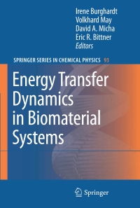 صورة الغلاف: Energy Transfer Dynamics in Biomaterial Systems 1st edition 9783642023057