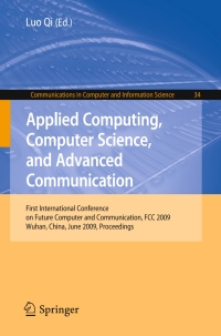Cover image: Applied Computing, Computer Science, and Advanced Communication 1st edition 9783642023415