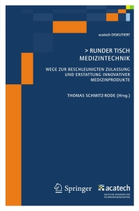 Omslagafbeelding: Runder Tisch Medizintechnik 1st edition 9783642025990