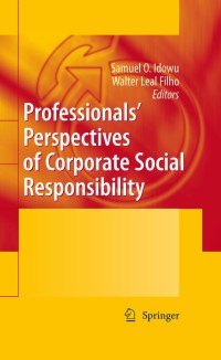 Cover image: Professionals´ Perspectives of Corporate Social Responsibility 1st edition 9783642026294