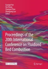 Imagen de portada: Proceedings of the 20th International Conference on Fluidized Bed Combustion 1st edition 9783642026812