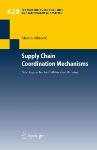 Cover image: Supply Chain Coordination Mechanisms 9783642028328