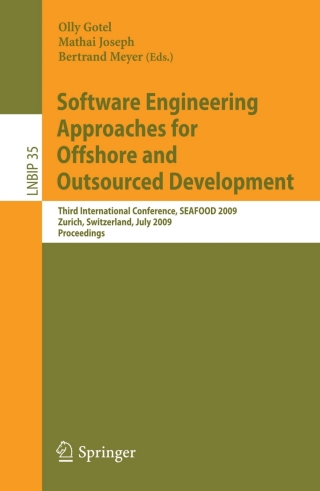 Cover image: Software Engineering Approaches for Offshore and Outsourced Development 1st edition 9783642029868