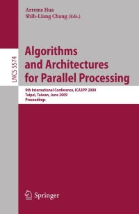 Cover image: Algorithms and Architectures for Parallel Processing 1st edition 9783642030949