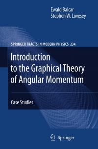 Cover image: Introduction to the Graphical Theory of Angular Momentum 9783642031175