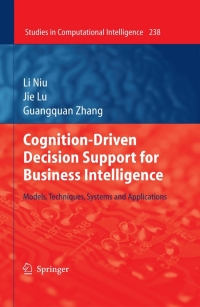Imagen de portada: Cognition-Driven Decision Support for Business Intelligence 9783642032073