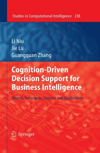 Imagen de portada: Cognition-Driven Decision Support for Business Intelligence 9783642032073