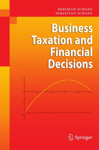 Cover image: Business Taxation and Financial Decisions 9783642032837